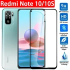 Закаленное стекло с полным покрытием для Xiaomi Redmi Note 10, Защитная пленка для экрана Xiomi Red Mi Note10, 4G, 10 S, Note10s S, защитная пленка