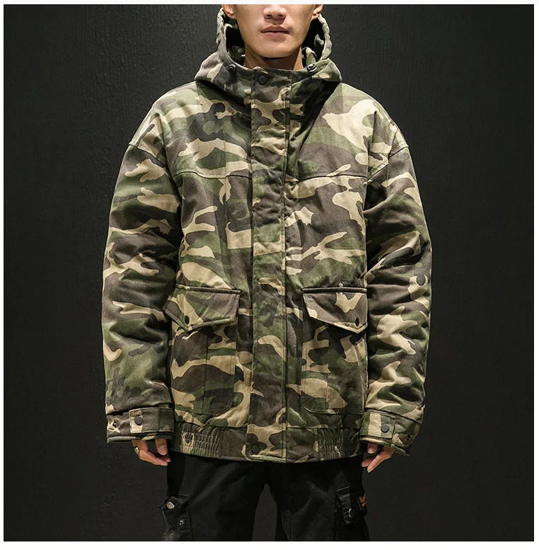 Парка мужские зимние куртки хлопковые Chaquetas Hombre камуфляжное пальто мужские s повседневные камуфляжные мужские куртки и пальто оптом