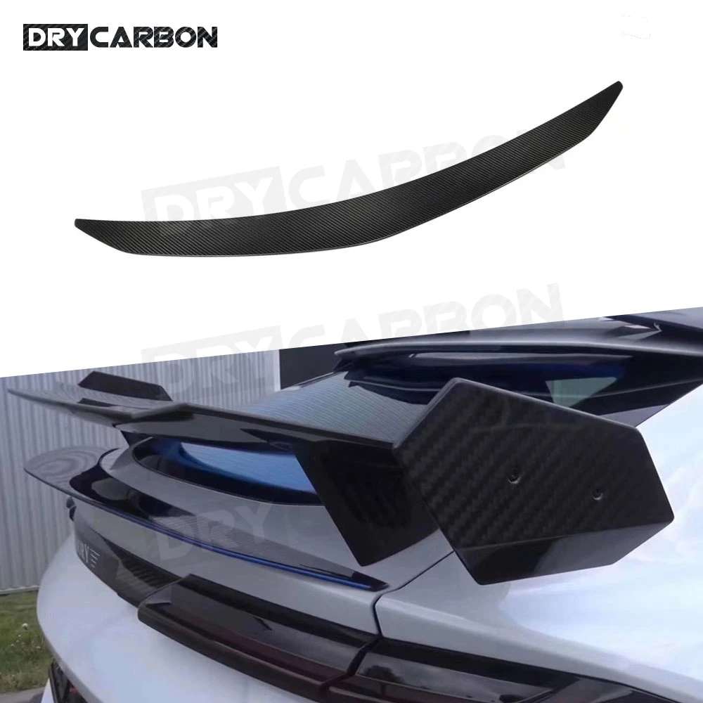

Dry Carbon Fiber Car Rear Duckbill Spoiler Trim Wing Lip Cover Body Kit Tuning Racing Case For Lamborghini Urus