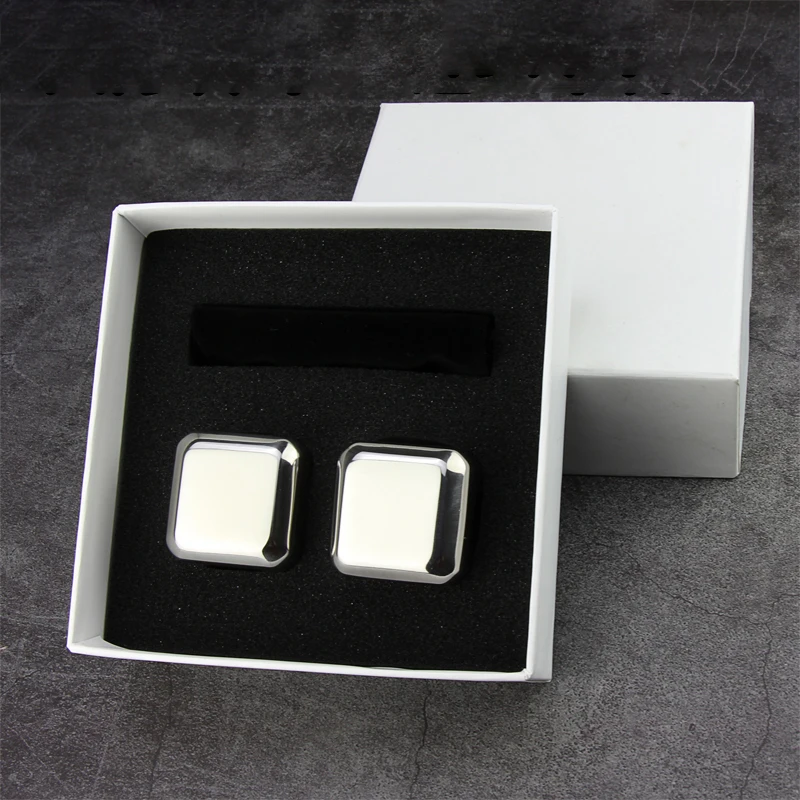 Square With Bag Различные 304 из нержавеющей стали кубики льда череп камень с сумкой коробка Творческий Виски камни шампанского охладитель пива камни Бар Инструмент - Цвет: Square With Bag