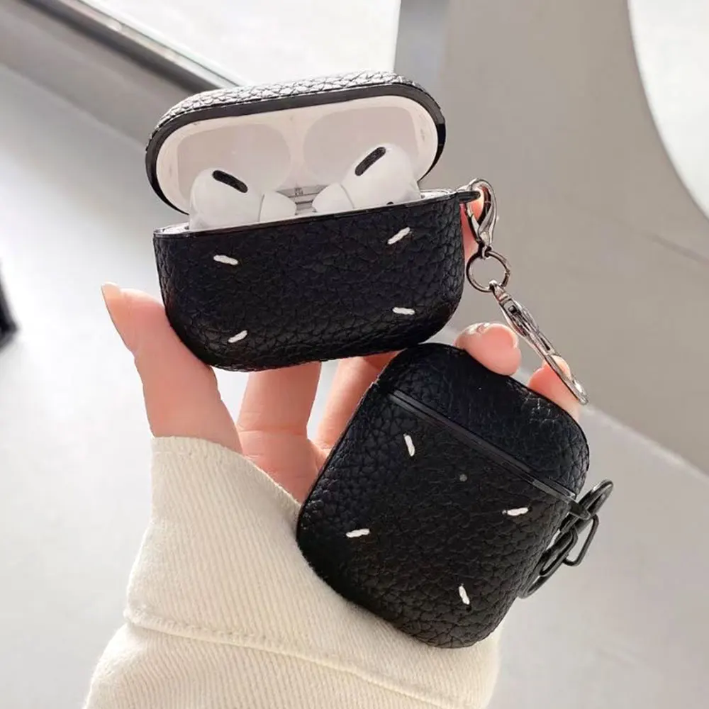 

Кожаный чехол для AirPods 1 2 Pro Box, мягкий силиконовый защитный чехол для беспроводных Bluetooth наушников airpods pro, чехол