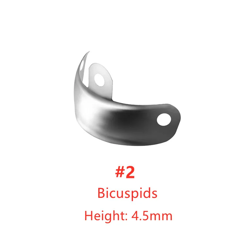 50 Pcs Dental Matrix Sectional Contoured Metal Matrices Matrix Bands Tofflemire Stuck Dental Lab Material Dentist Tools