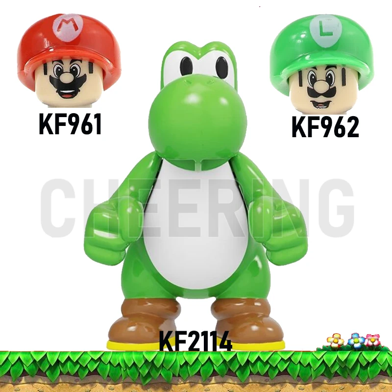 

Mexico Game Marios Yosiii Building Blocks Action Figures Educational Toys For Children KF961 KF962 KF2114