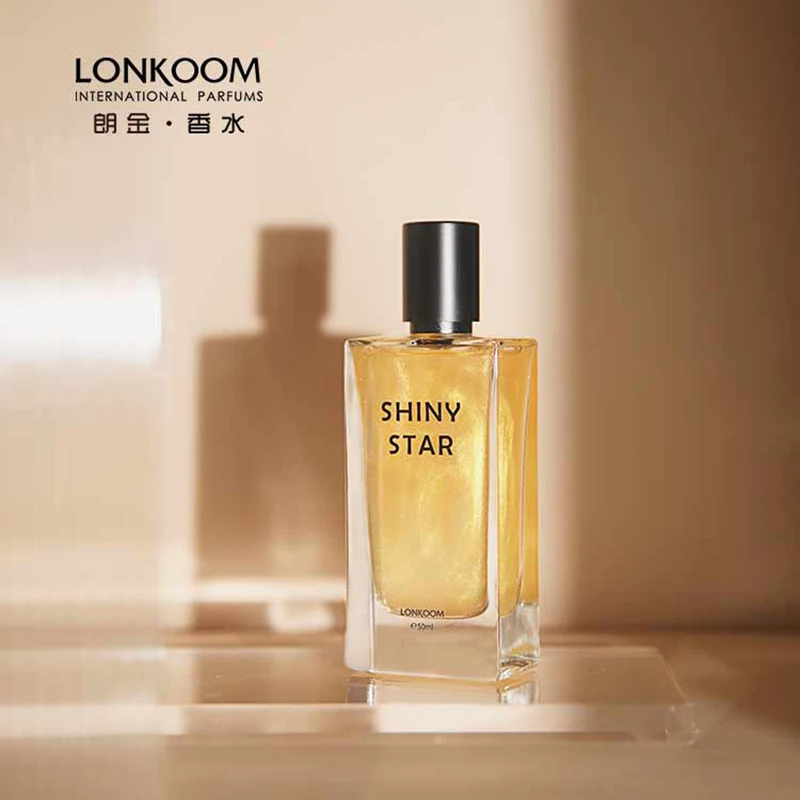 

LONKOOM Niche parfume for women Brand Minority floral-fruity Aroma women perfume 50ml GLEAM STAR EDT pink shinny fragrance