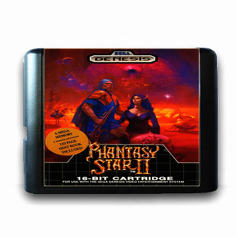Phantasy Star 2 для 16 бит Sega MD игровая карта Mega Drive Genesis US PAL версия видео консоль |