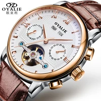 mens 2020 mechanical top luxury brand watches digital clocks leather mechanical automatic watch for men male mens wristwatches