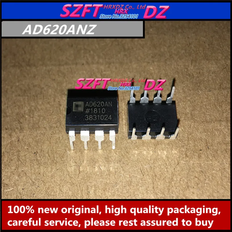 

SZFTHRXDZ 100% new original 10PCS AD620ANZ DIP8