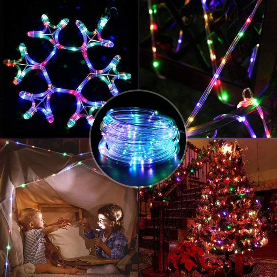 

Solar Led Light Outdoor Garden Tube Lights Led Strip Christmas Fairy Light for Party Wedding Tree Yard Decoration Lampy Solarne
