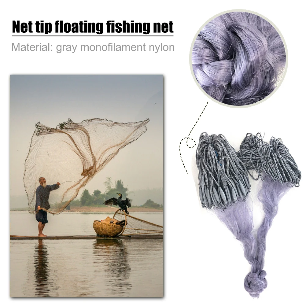

1.8x30m Fishing Gill Net Nylon Fishing Mesh Trap Handmade Casting Network Fishing Tackle Accessories