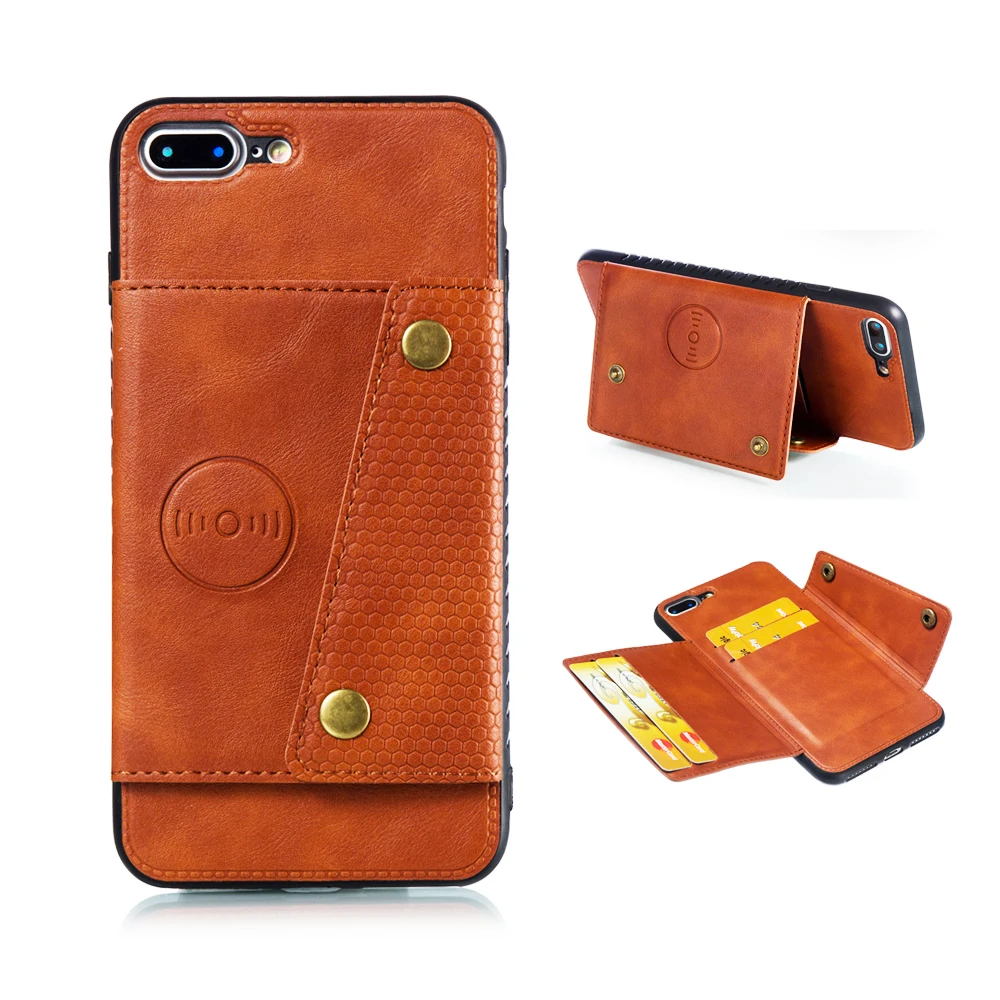 Чехол кошелек с несколькими отделениями для карт IPhone 11 12 mini Pro XS Max X XR 8 7 6s 6 Plus