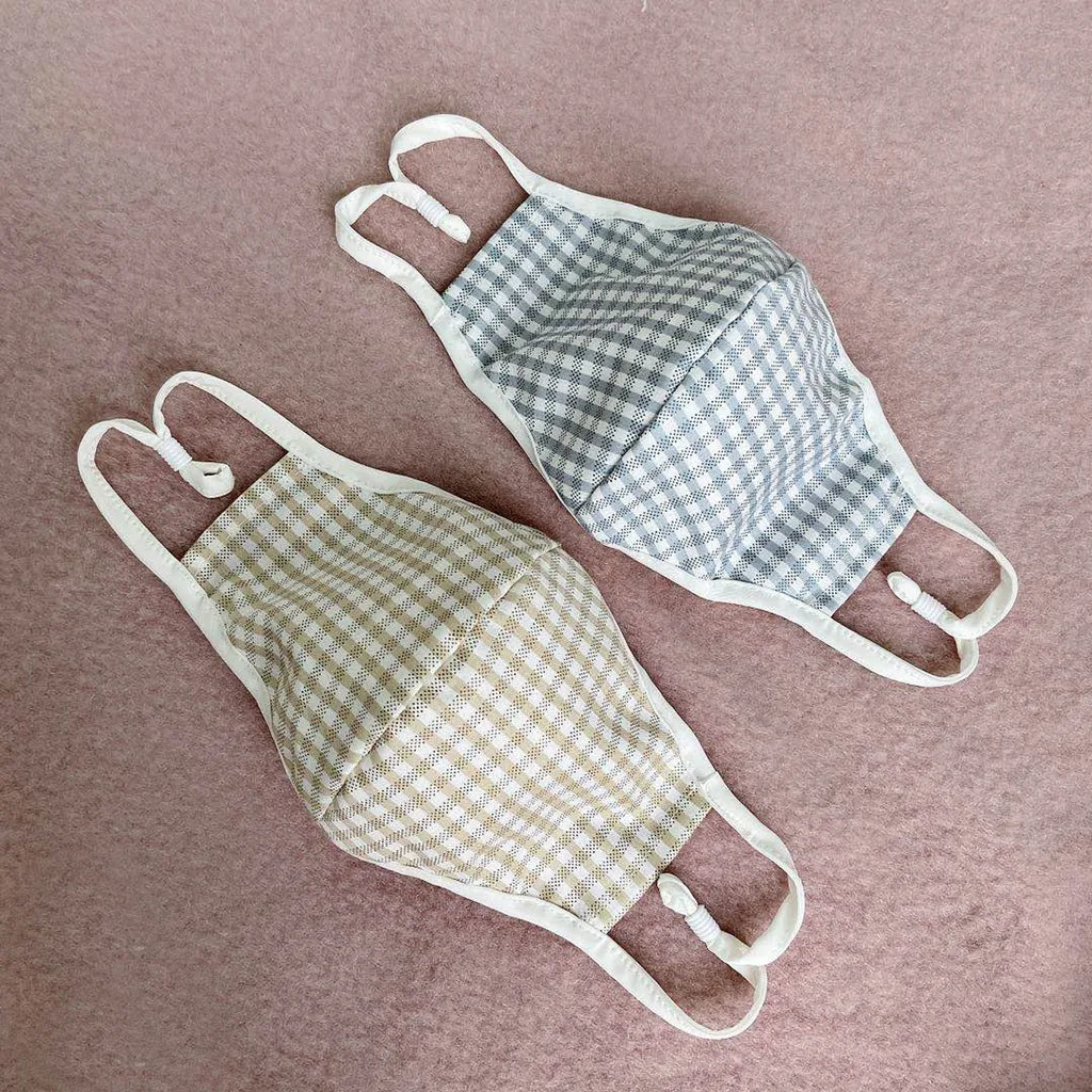 Маска многоразовая в наличии Купить сейчас! Взрослая Мужская и женская клетчатая