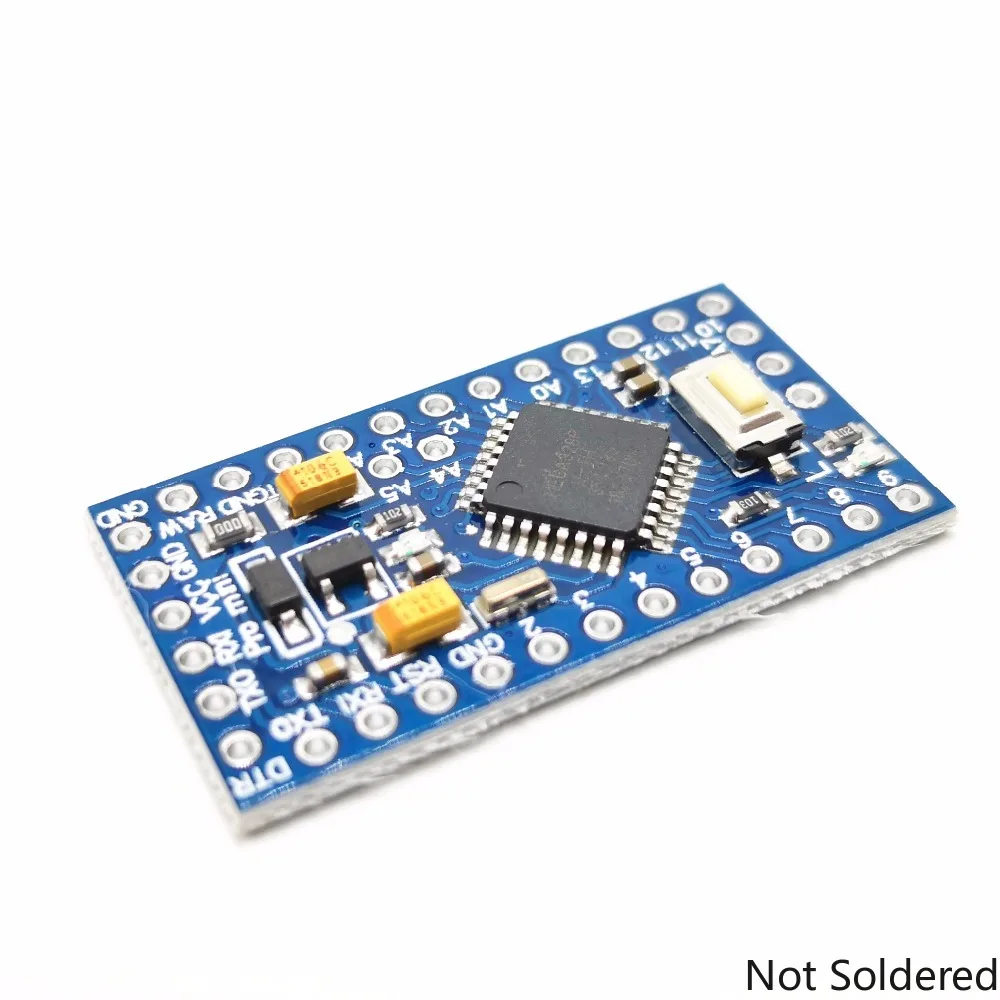 1 шт. Pro Mini 328 3 V/8 M 5V/16M ATMEGA328 ATMEGA328P AU МГц 5V/16 для Arduino|Интегральные схемы| |