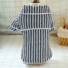 Одежда для собак, новинка, пижама в полоску для собак, одежда для домашних питомцев, одежда для маленьких и средних собак, куртка для йоркширских чихуахуа, бульдогов