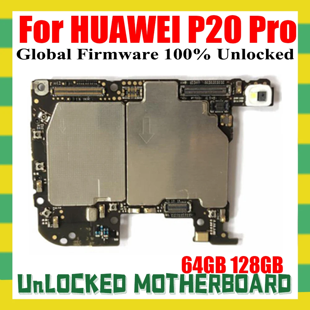 Материнская плата Huawei P20 Pro 64 ГБ 128 + 6 с полными чипами разблокированная логическая