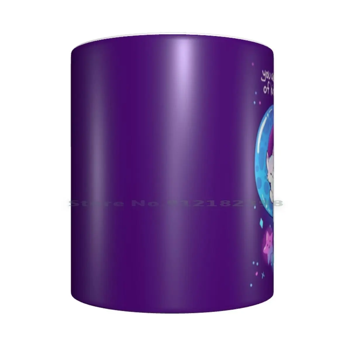 Керамические кружки ты достойна доброты и ухода космические котенки кофейные