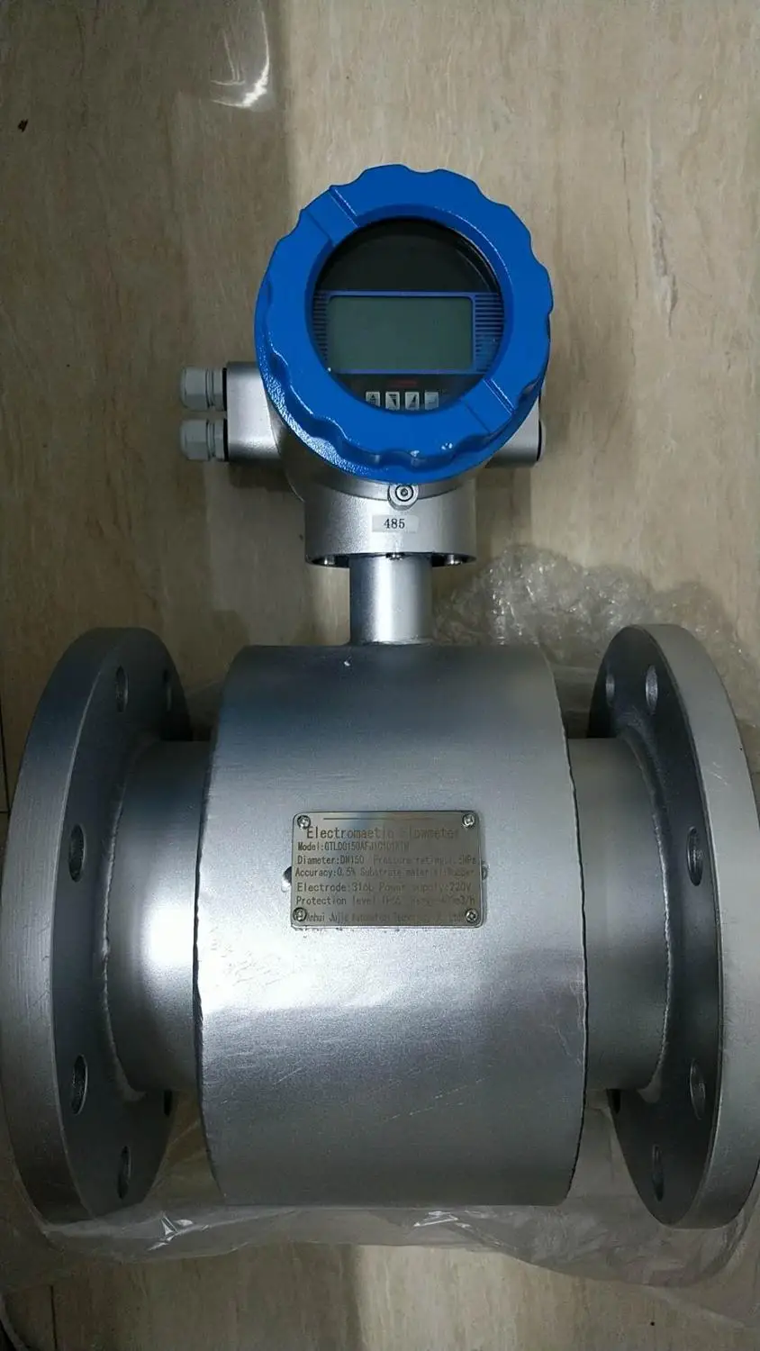 DN80/100/125/150 6-дюймовые водопроводные электронные расходомеры из ПТФЭ для жидкости