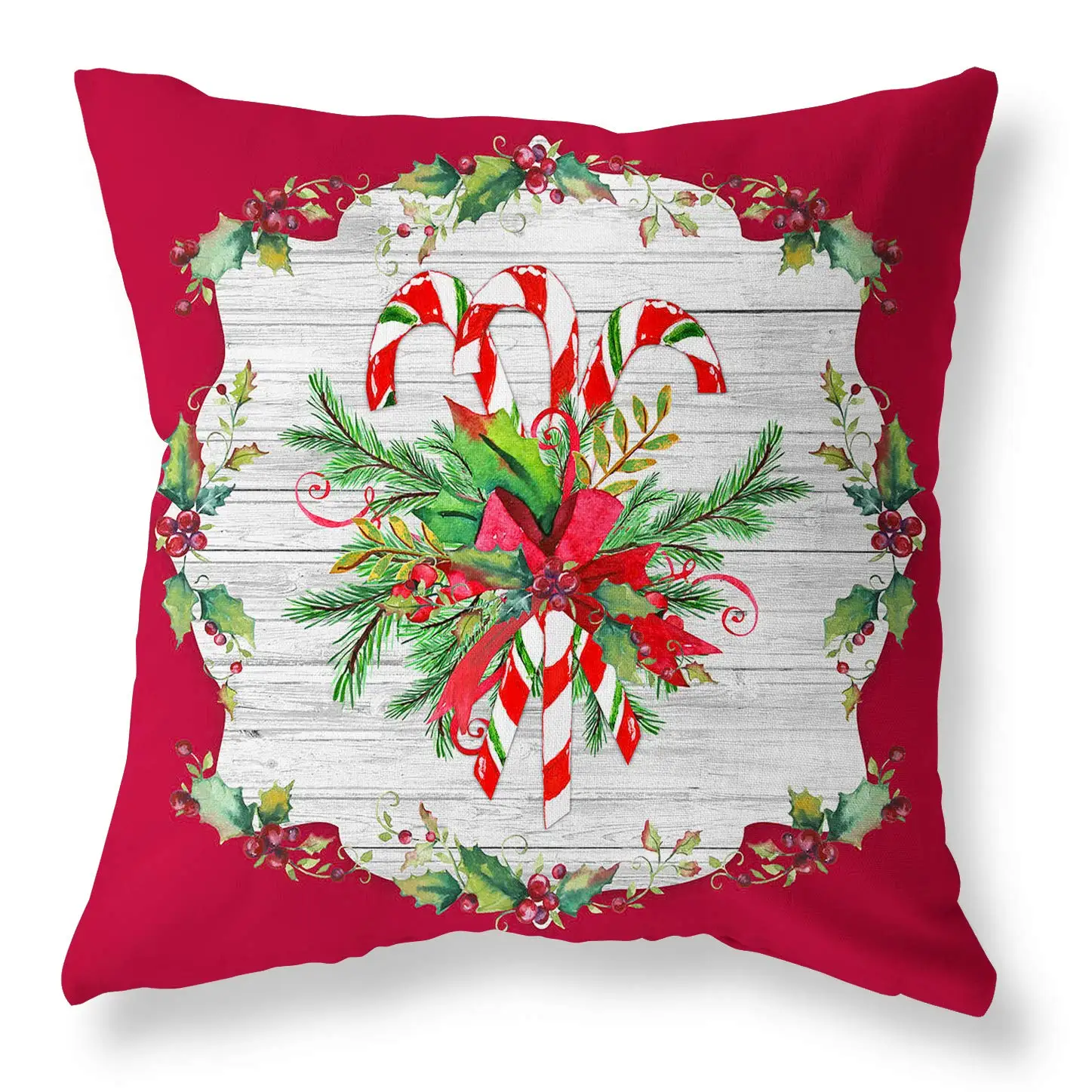 Christmas festive linen pillowcase living room sofa cushion cover home decoration holiday series throw pillows | Дом и сад