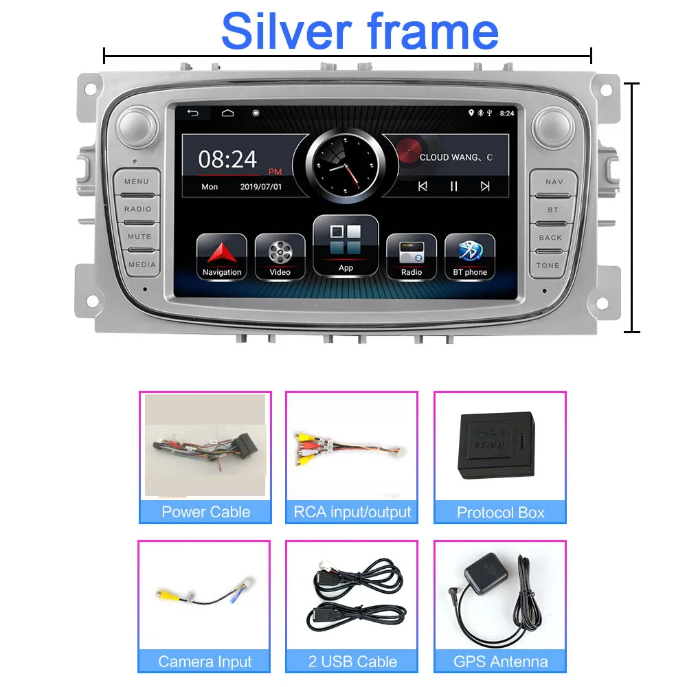 2 Гб ОЗУ Android 8 1 Автомобильный мультимедийный плеер Din автомобильное радио DVD GPS