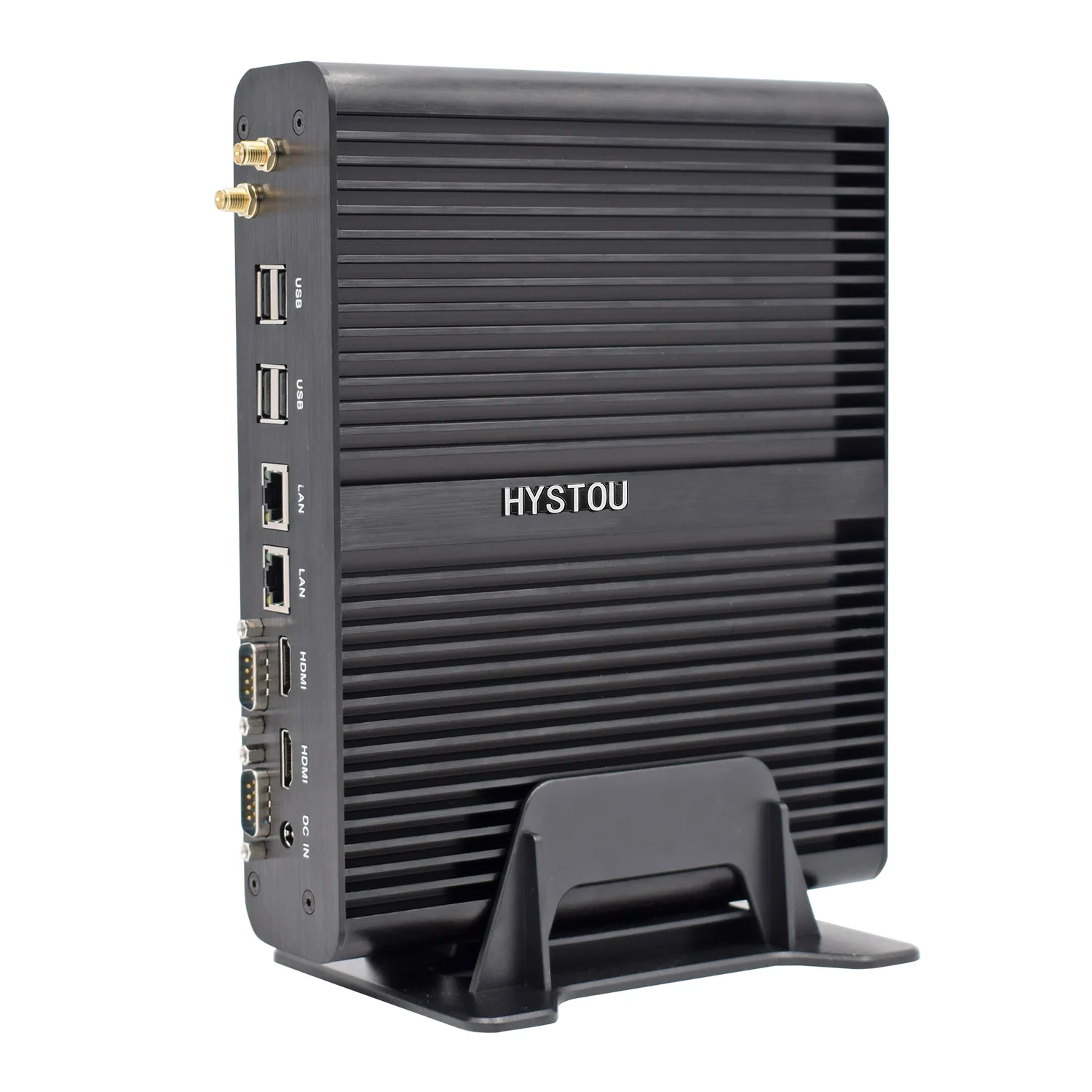 Hystou Intel Core I7 5550U Dual LAN Mini PC Wind 10 Linux Безвентиляторный Компьютер 4K HTPC Minipc 2 HDMI|dual lan mini