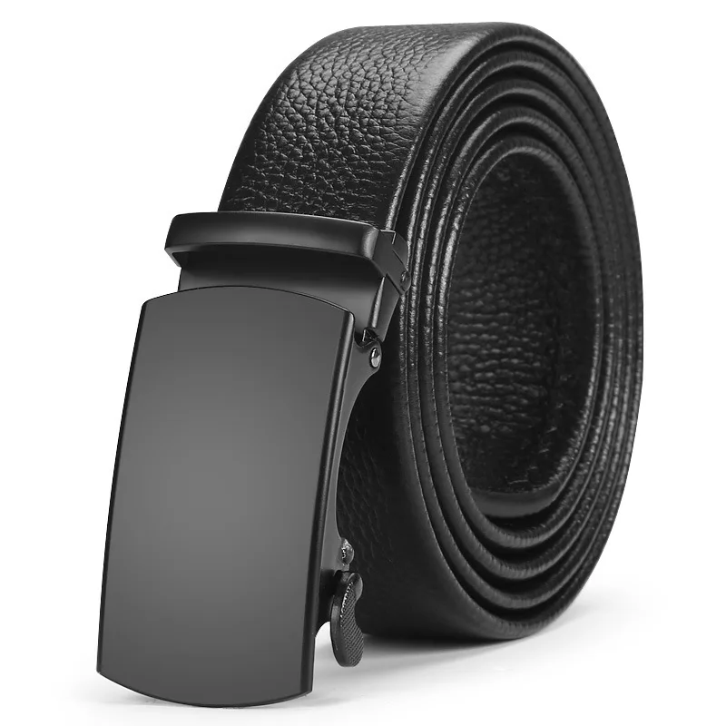 

Peikong Brand Belt New Male Designer Automatic Buckle Cowhide Leather men belt 110cm-130cm Luxury belts for men Ceinture Homme