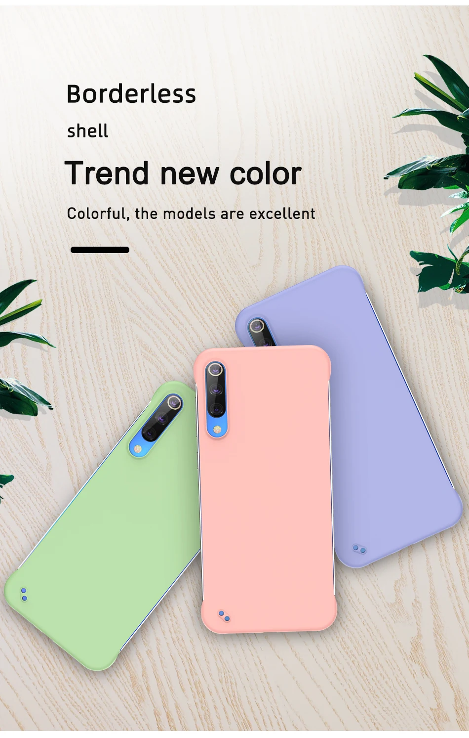 Lovebay тонкий скраб Жесткий PC Бескаркасный чехол для телефона для Xiaomi Mi9 Mi9 SE карамельный цвет матовый чехол для Redmi K20 задний Чехол без полей