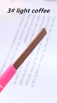 03Light brown Новинка, 1 шт., стойкий карандаш для бровей, натуральный, водонепроницаемый, вращающийся, автоматический карандаш для бровей, косметический карандаш для бровей - Цвет: 03Light brown