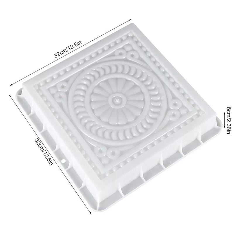 Бетонные формы квадратные DIY тротуарная Пластиковая форма моделирование