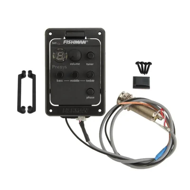 Акустическая гитара Эквалайзер встроенный предусилитель звукосниматель тюнер