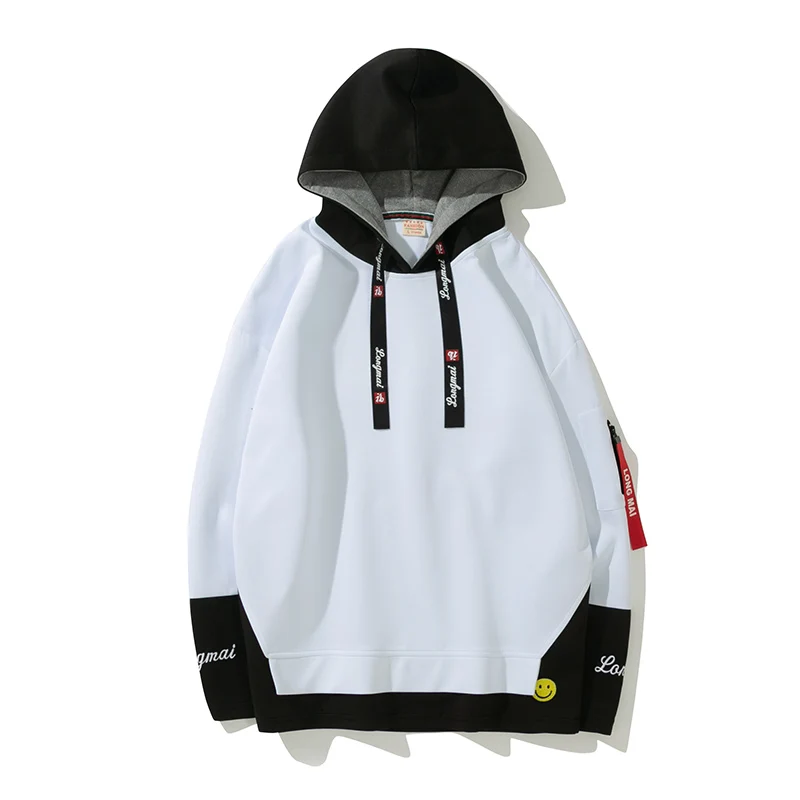 

Тонкая толстовка, японские пуловеры, одежда, новая мода, осеннее пальто, Мужская/Женская толстовка с длинным рукавом для мужчин и женщин WY7040