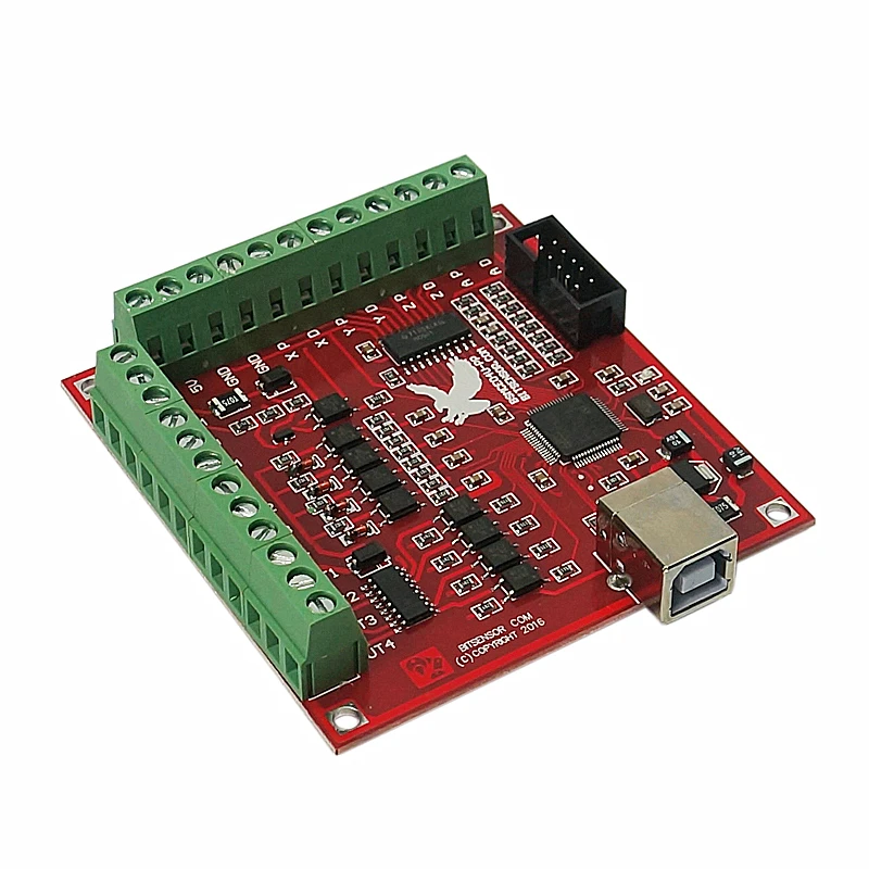 MACH3 4 Axis 100KHz USB CNC Wood Router Machine Smooth Stepper Motion Controller Card Breakout Board 12-24V | Инструменты