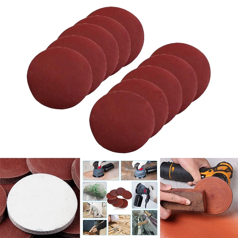 

Новинка, 10 шт., шлифовальные диски 150 мм, 6 дюймов, шлифовальные диски, наждачная бумага