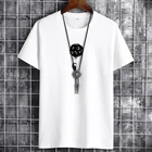 Футболка мужская летняя, в стиле хип-хоп, аниме, ретро, 2021