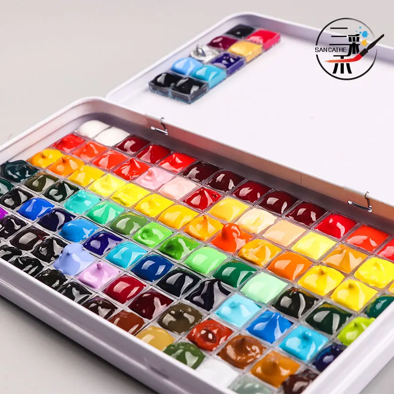 Японская водоцветная подупаковка Hb цветной пигмент 108 цветов ручная упаковка