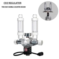 aquarium co2 regulator with solenoid valve one way bubble counter fish tank control system kit co2 pr essure reducing valve