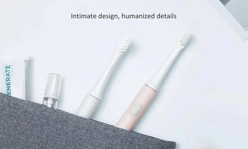 Xiaomi mijia T100 звуковая электрическая зубная щетка для взрослых Водонепроницаемая ультра звуковая автоматическая зубная щетка с подзарядкой от USB