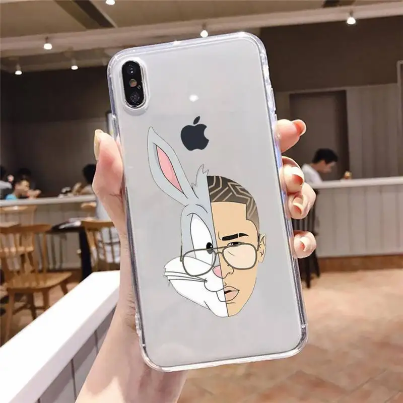 

Yo Perreo Sola Bad Bunny Maluma singer Phone Cases Transparent soft For iphone 5 s c se 6 s 7 8 11 12 plus mini x xs xr pro max