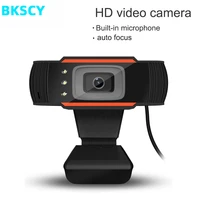 bkscy usb web camera web cam 360 degree rotatable with mic clip on webcam for skype computer notebook laptop pc usb camera