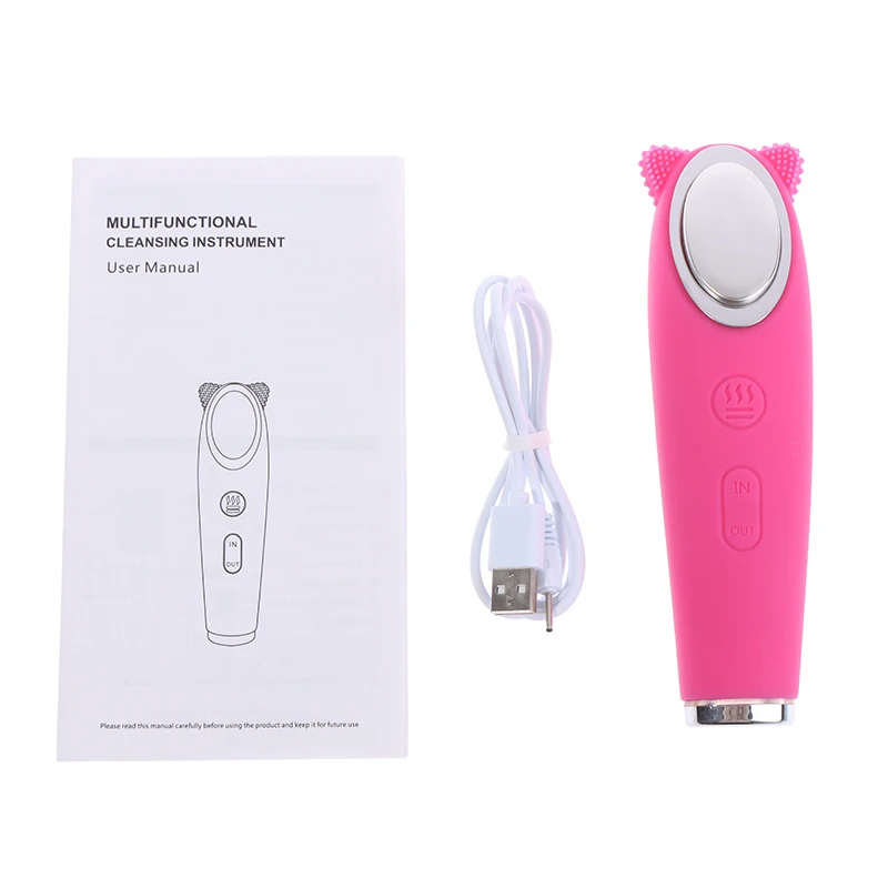 

Facial Cleansing Brushes Beauty Electric Facial Cleanser Silicone Sonic Skin Deep Washing Massage Brush IPX7 Waterproof Recharge