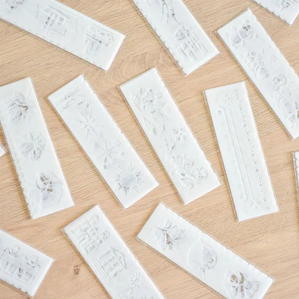 

New Generation Small Drawing Board DIY Sketchpad Drafting Tools Painting Template Hollow Small Ruler Making Scrapbooking Mould