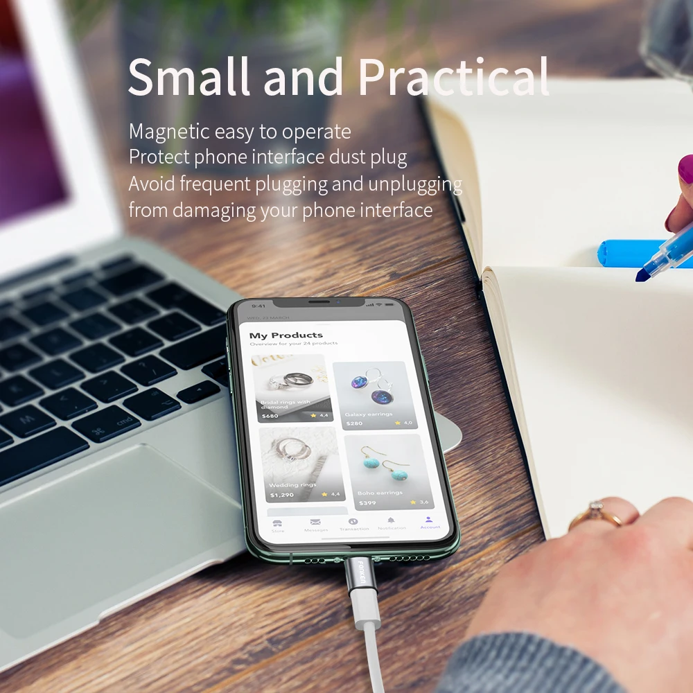 

Type C Cable Magnetic Charging Adapter Micro USB C Magnet Charger Connector For Usbc Data Charge Converter