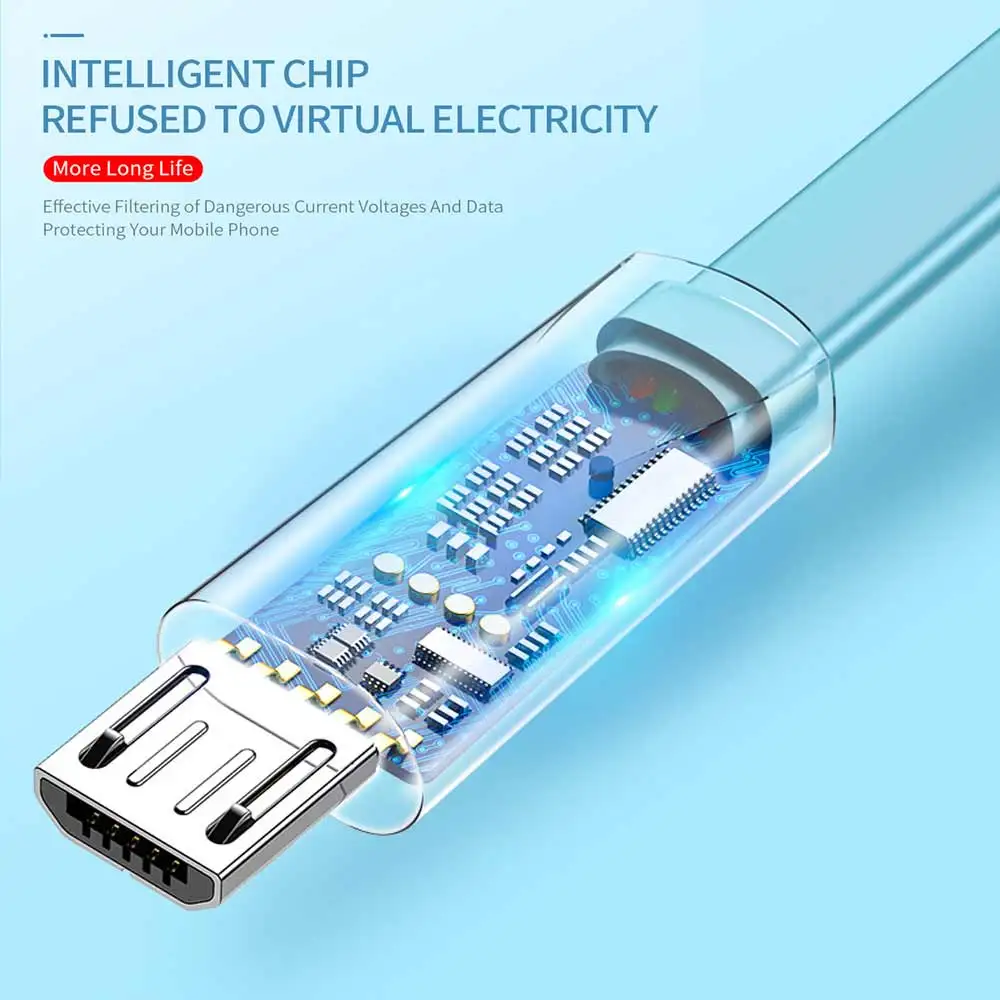 Кабель Micro USB USAMS 2A быстрая зарядка мобильный телефон кабель для передачи данных