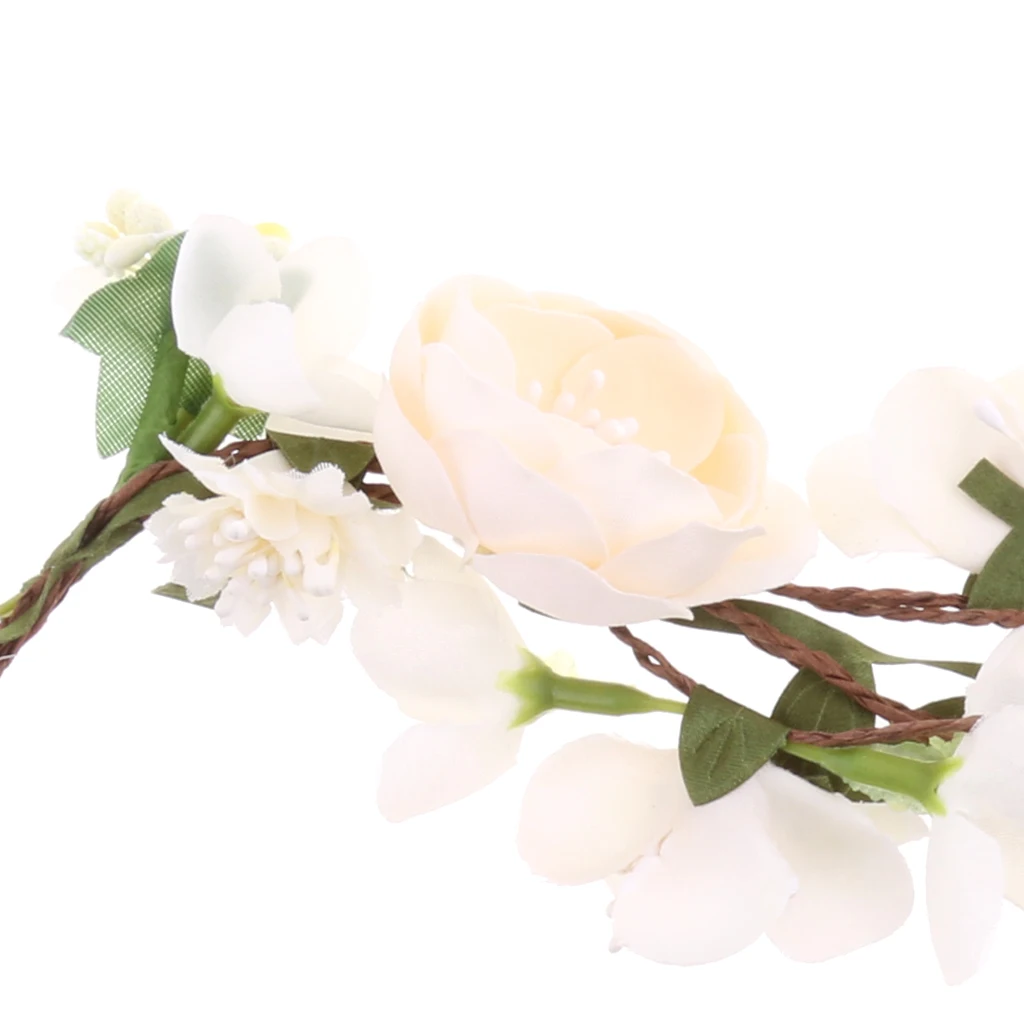 Свадебные Ротанговые цветы в стиле бохо тростниковые венки волосы гирлянды