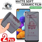 Матовые керамические защитные пленки для экрана Samsung Galaxy S21 Plus S20 FE A12 A52 A51 A32 A72 A50 A22 A71 M12 M51, антишпионская пленка