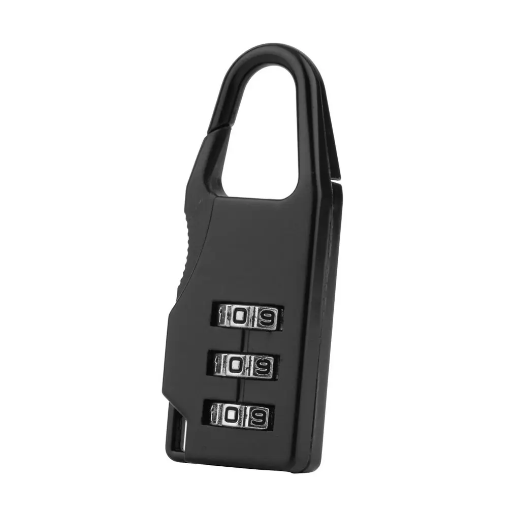 

Luggage Accessories 3 Digit Combination Password Luggage Code Lock Mini Suitcase Lock For Travel Padlock