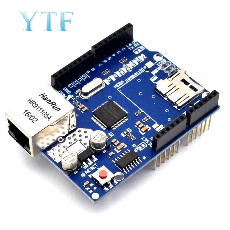 Щит Ethernet щит W5100 R3 UNO Mega 2560 1280 328 UNR макетная плата для arduino | Компьютеры и офис