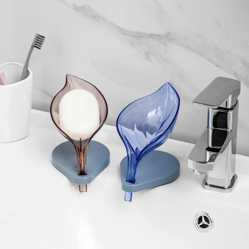 Подставка для мыла сушилка в форме листа|Портативные мыльницы| |