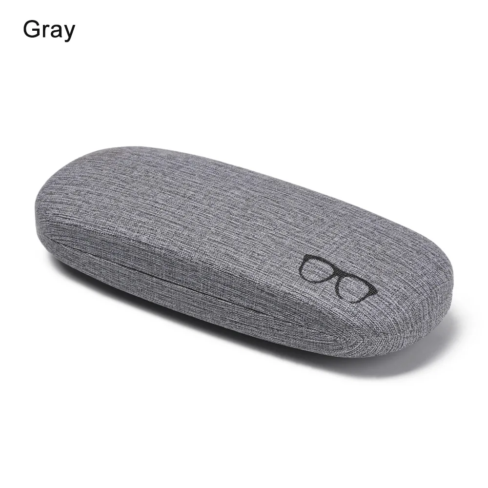 grey 1 шт. красивый портативный Чехол для очков для чтения, жесткий футляр для хранения очков, уличные солнцезащитные очки, защитные очки, аксессуары для очков - Цвет: grey