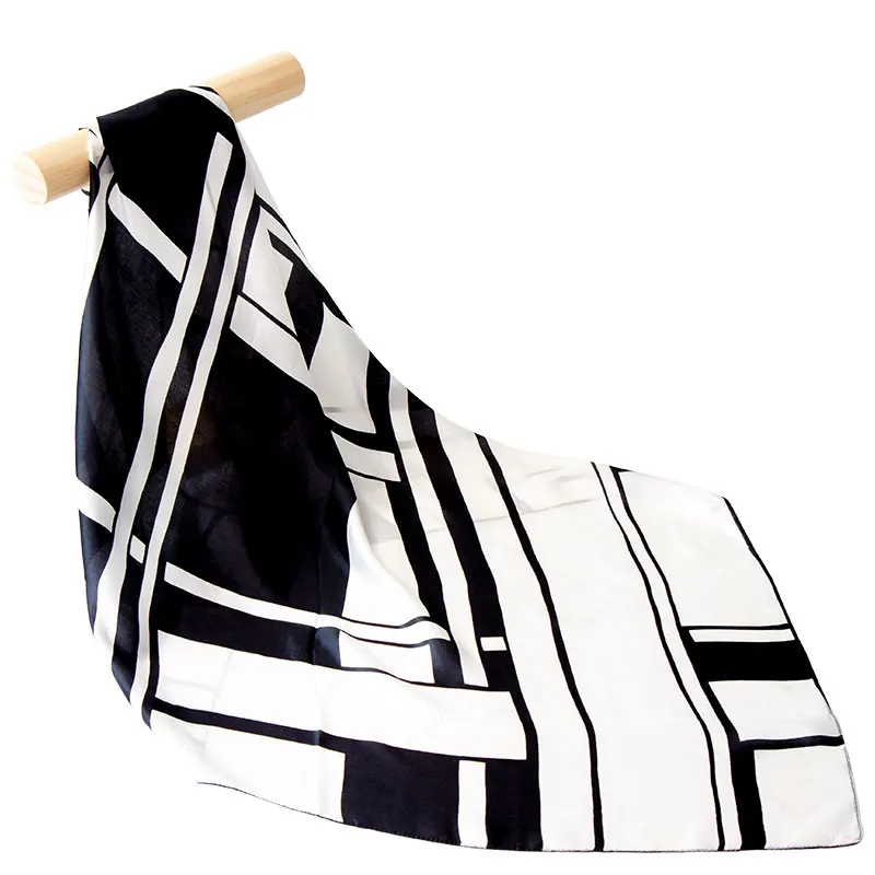 Женский шарф из натурального шелка квадратный большой женский головной платок