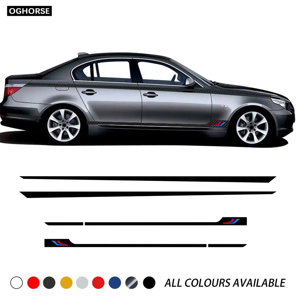

Автомобильная дверь, боковая полоса, юбка, талия, Стик для BMW 5 серии E60 E61