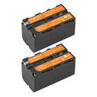 2 шт. 5200 мАч, NP-F750 NP F750 NP-F770 NP F770 Li-Ion Камера Батарея для Sony NP F970 F960 F550 F570 QM91D CCD-RV100 TRU47E